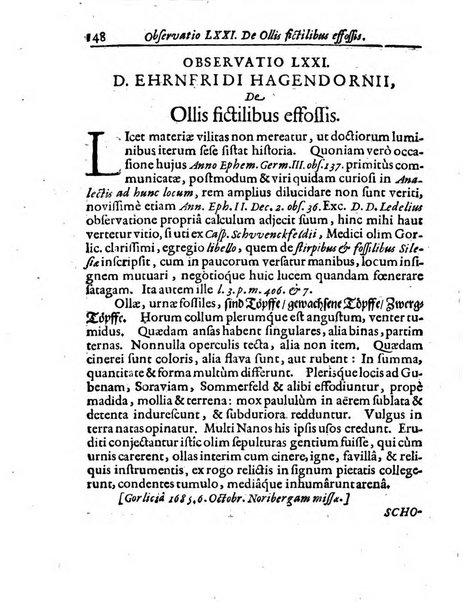 Miscellanea curiosa medico-physica Academiae naturae curiosorum sive ephemeridum medico-physicarum Germanicarum..