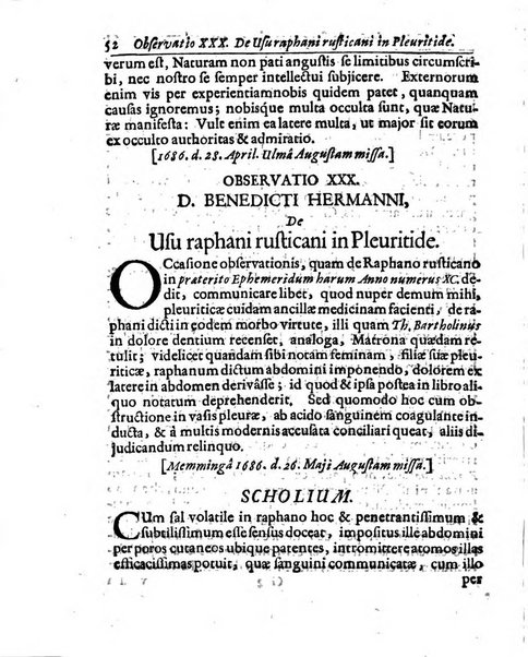 Miscellanea curiosa medico-physica Academiae naturae curiosorum sive ephemeridum medico-physicarum Germanicarum..