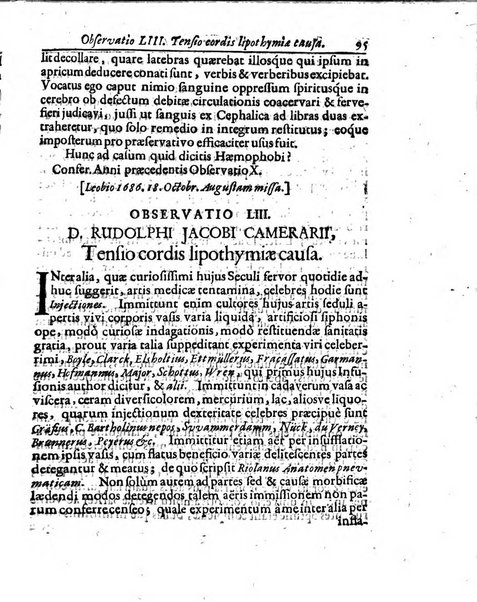 Miscellanea curiosa medico-physica Academiae naturae curiosorum sive ephemeridum medico-physicarum Germanicarum..