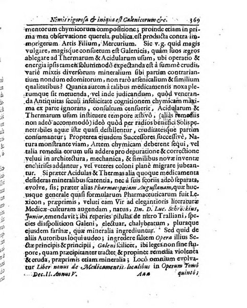 Miscellanea curiosa medico-physica Academiae naturae curiosorum sive ephemeridum medico-physicarum Germanicarum..