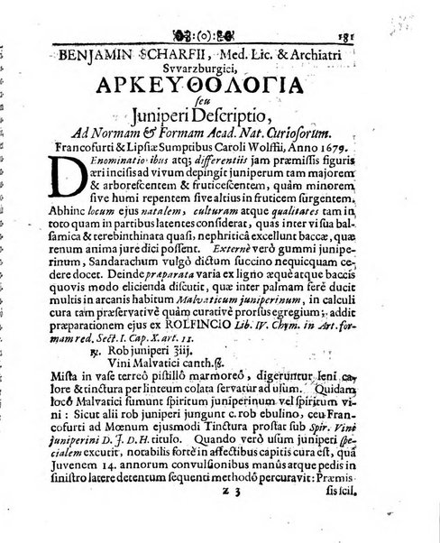 Miscellanea curiosa medico-physica Academiae naturae curiosorum sive ephemeridum medico-physicarum Germanicarum..