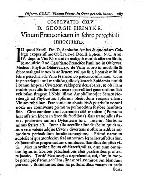 Miscellanea curiosa medico-physica Academiae naturae curiosorum sive ephemeridum medico-physicarum Germanicarum..