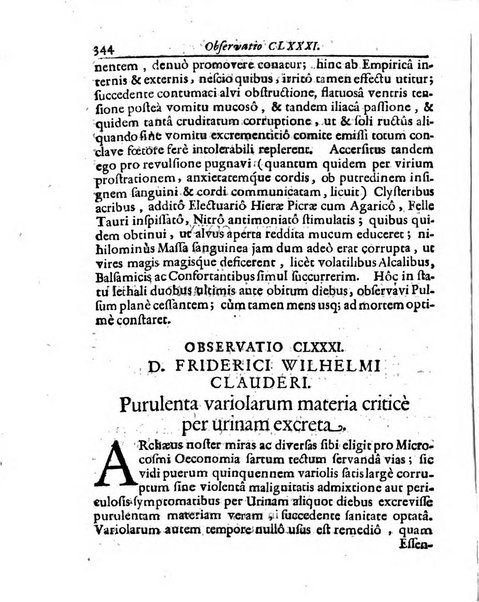 Miscellanea curiosa medico-physica Academiae naturae curiosorum sive ephemeridum medico-physicarum Germanicarum..