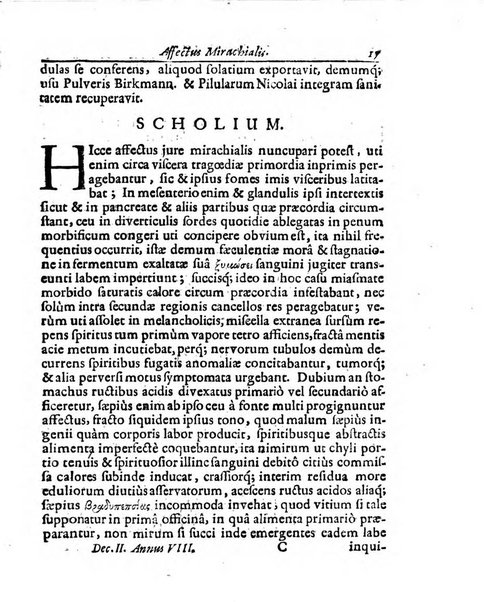 Miscellanea curiosa medico-physica Academiae naturae curiosorum sive ephemeridum medico-physicarum Germanicarum..