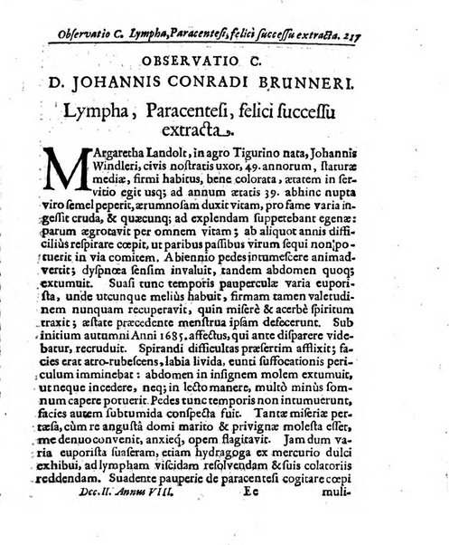 Miscellanea curiosa medico-physica Academiae naturae curiosorum sive ephemeridum medico-physicarum Germanicarum..