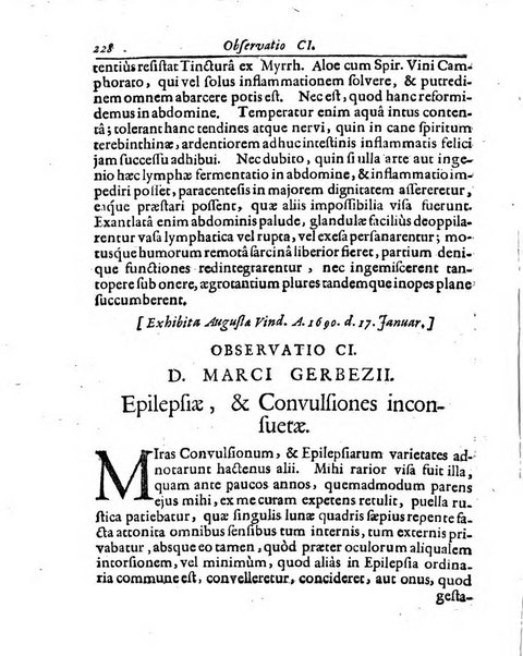 Miscellanea curiosa medico-physica Academiae naturae curiosorum sive ephemeridum medico-physicarum Germanicarum..