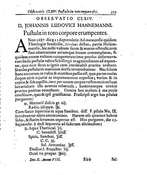 Miscellanea curiosa medico-physica Academiae naturae curiosorum sive ephemeridum medico-physicarum Germanicarum..