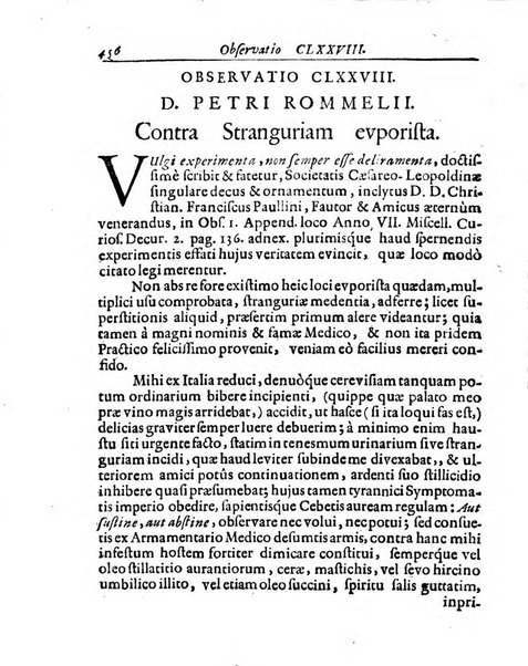 Miscellanea curiosa medico-physica Academiae naturae curiosorum sive ephemeridum medico-physicarum Germanicarum..