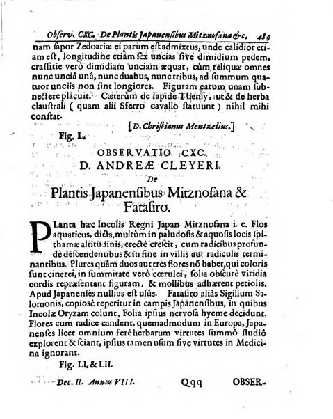 Miscellanea curiosa medico-physica Academiae naturae curiosorum sive ephemeridum medico-physicarum Germanicarum..