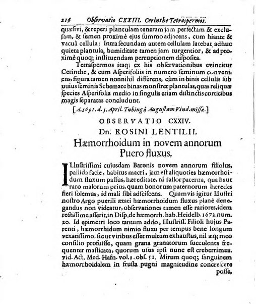 Miscellanea curiosa medico-physica Academiae naturae curiosorum sive ephemeridum medico-physicarum Germanicarum..