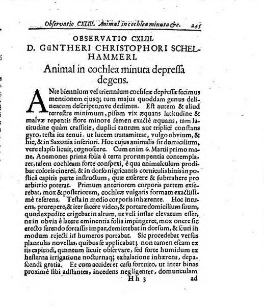 Miscellanea curiosa medico-physica Academiae naturae curiosorum sive ephemeridum medico-physicarum Germanicarum..