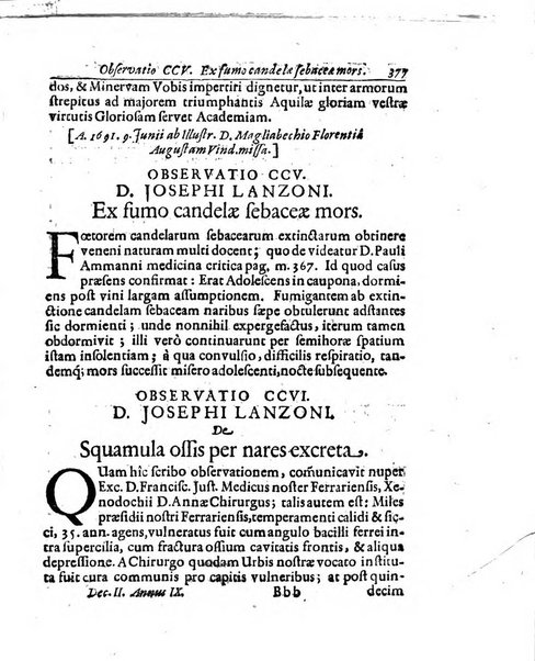 Miscellanea curiosa medico-physica Academiae naturae curiosorum sive ephemeridum medico-physicarum Germanicarum..