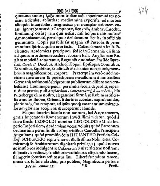 Miscellanea curiosa medico-physica Academiae naturae curiosorum sive ephemeridum medico-physicarum Germanicarum..