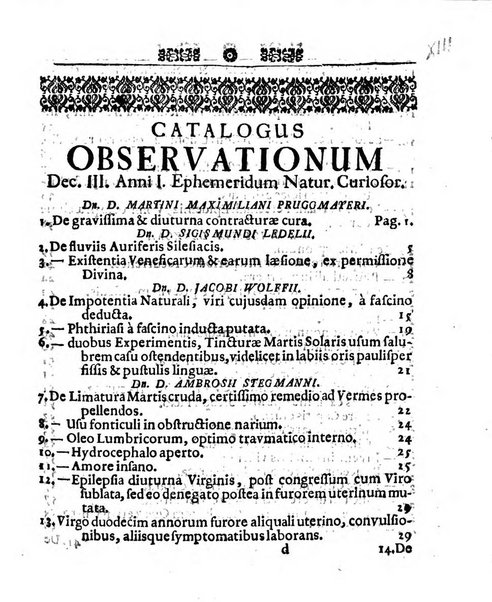 Miscellanea curiosa medico-physica Academiae naturae curiosorum sive ephemeridum medico-physicarum Germanicarum..