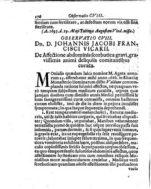 Miscellanea curiosa medico-physica Academiae naturae curiosorum sive ephemeridum medico-physicarum Germanicarum..