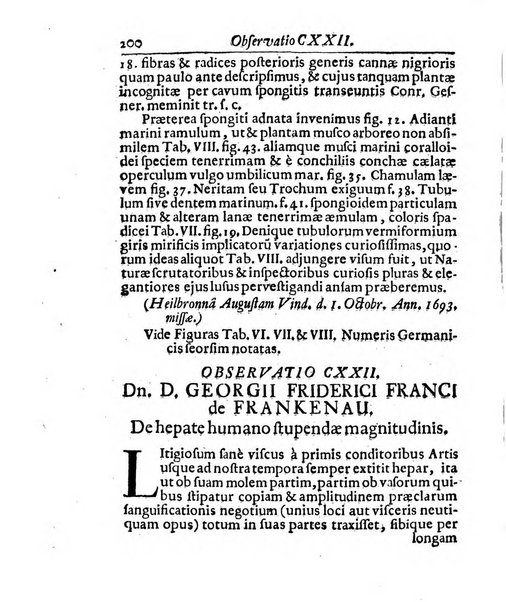 Miscellanea curiosa medico-physica Academiae naturae curiosorum sive ephemeridum medico-physicarum Germanicarum..