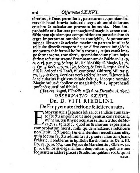 Miscellanea curiosa medico-physica Academiae naturae curiosorum sive ephemeridum medico-physicarum Germanicarum..