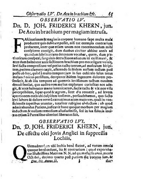 Miscellanea curiosa medico-physica Academiae naturae curiosorum sive ephemeridum medico-physicarum Germanicarum..