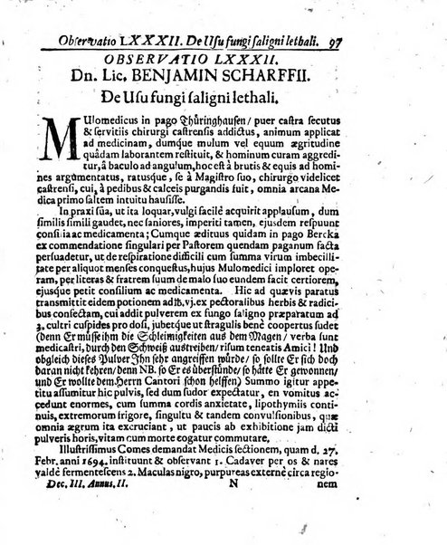 Miscellanea curiosa medico-physica Academiae naturae curiosorum sive ephemeridum medico-physicarum Germanicarum..