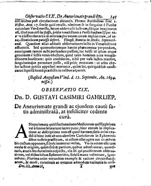 Miscellanea curiosa medico-physica Academiae naturae curiosorum sive ephemeridum medico-physicarum Germanicarum..