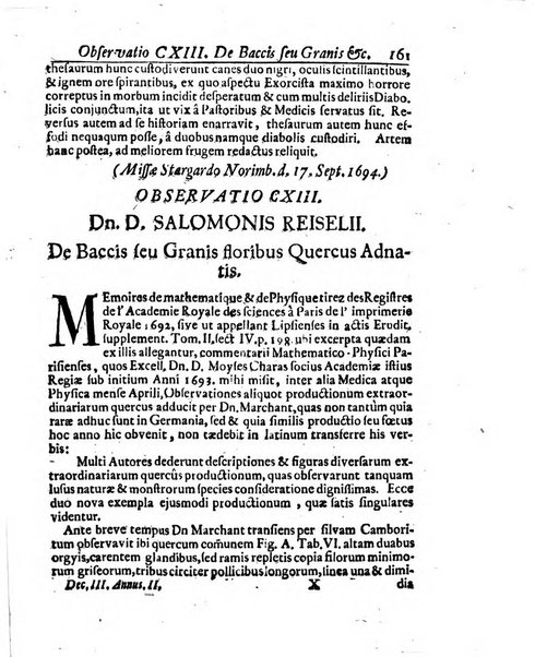 Miscellanea curiosa medico-physica Academiae naturae curiosorum sive ephemeridum medico-physicarum Germanicarum..