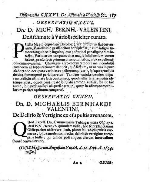 Miscellanea curiosa medico-physica Academiae naturae curiosorum sive ephemeridum medico-physicarum Germanicarum..