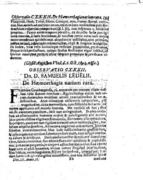 Miscellanea curiosa medico-physica Academiae naturae curiosorum sive ephemeridum medico-physicarum Germanicarum..