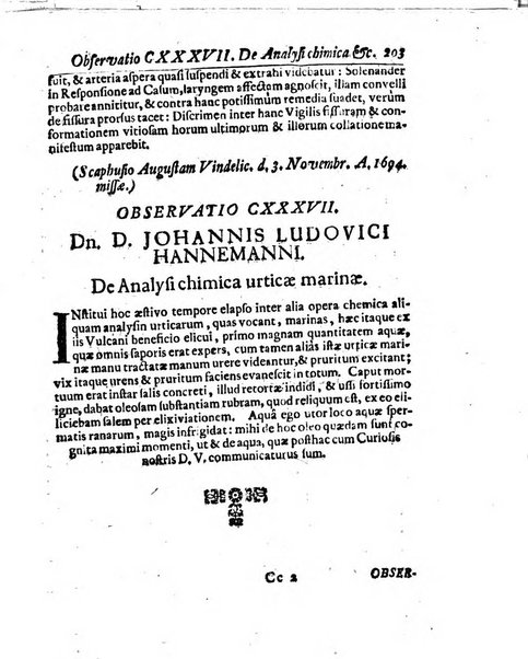 Miscellanea curiosa medico-physica Academiae naturae curiosorum sive ephemeridum medico-physicarum Germanicarum..