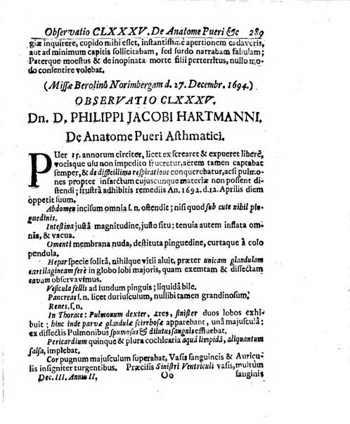 Miscellanea curiosa medico-physica Academiae naturae curiosorum sive ephemeridum medico-physicarum Germanicarum..