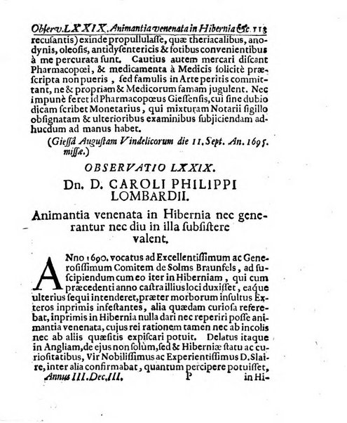 Miscellanea curiosa medico-physica Academiae naturae curiosorum sive ephemeridum medico-physicarum Germanicarum..