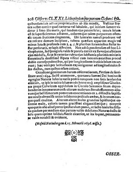 Miscellanea curiosa medico-physica Academiae naturae curiosorum sive ephemeridum medico-physicarum Germanicarum..