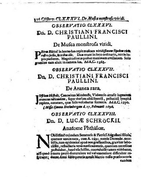 Miscellanea curiosa medico-physica Academiae naturae curiosorum sive ephemeridum medico-physicarum Germanicarum..