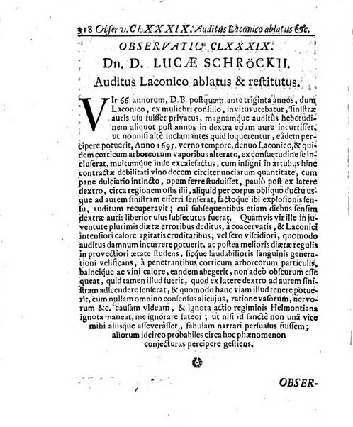 Miscellanea curiosa medico-physica Academiae naturae curiosorum sive ephemeridum medico-physicarum Germanicarum..