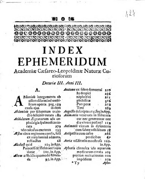 Miscellanea curiosa medico-physica Academiae naturae curiosorum sive ephemeridum medico-physicarum Germanicarum..