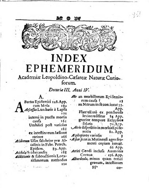 Miscellanea curiosa medico-physica Academiae naturae curiosorum sive ephemeridum medico-physicarum Germanicarum..