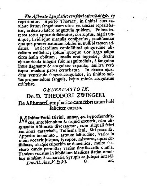 Miscellanea curiosa medico-physica Academiae naturae curiosorum sive ephemeridum medico-physicarum Germanicarum..