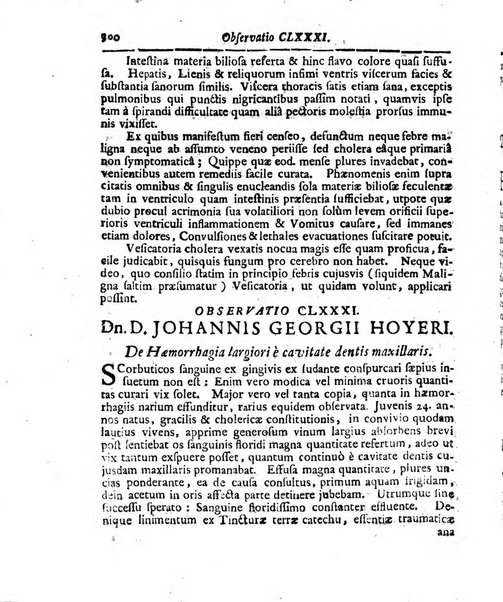 Miscellanea curiosa medico-physica Academiae naturae curiosorum sive ephemeridum medico-physicarum Germanicarum..