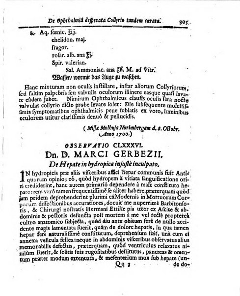 Miscellanea curiosa medico-physica Academiae naturae curiosorum sive ephemeridum medico-physicarum Germanicarum..