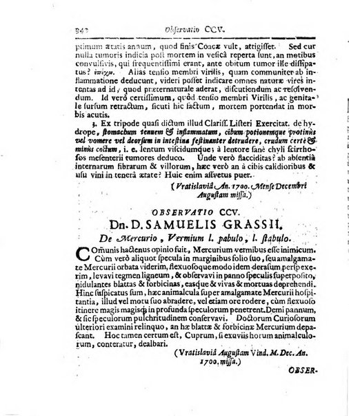 Miscellanea curiosa medico-physica Academiae naturae curiosorum sive ephemeridum medico-physicarum Germanicarum..