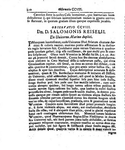 Miscellanea curiosa medico-physica Academiae naturae curiosorum sive ephemeridum medico-physicarum Germanicarum..