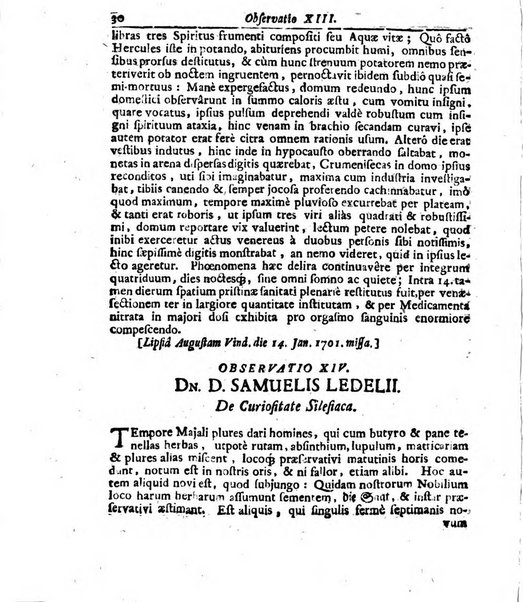 Miscellanea curiosa medico-physica Academiae naturae curiosorum sive ephemeridum medico-physicarum Germanicarum..