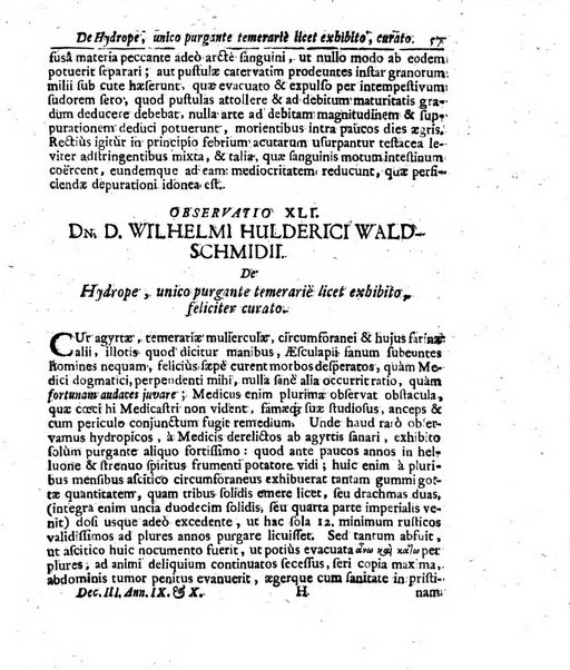 Miscellanea curiosa medico-physica Academiae naturae curiosorum sive ephemeridum medico-physicarum Germanicarum..