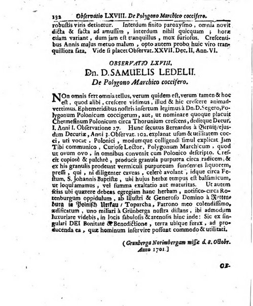 Miscellanea curiosa medico-physica Academiae naturae curiosorum sive ephemeridum medico-physicarum Germanicarum..