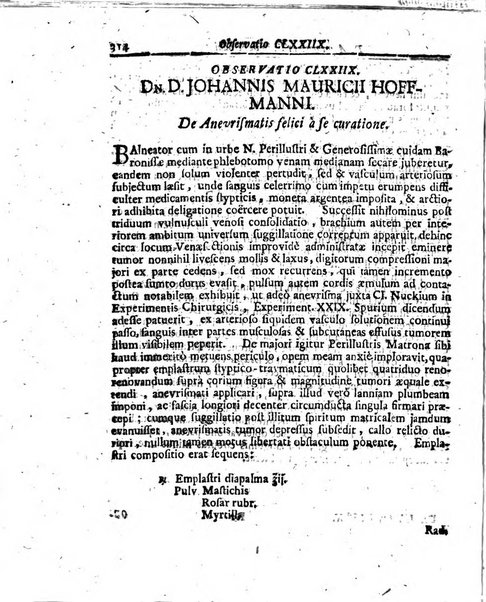 Miscellanea curiosa medico-physica Academiae naturae curiosorum sive ephemeridum medico-physicarum Germanicarum..