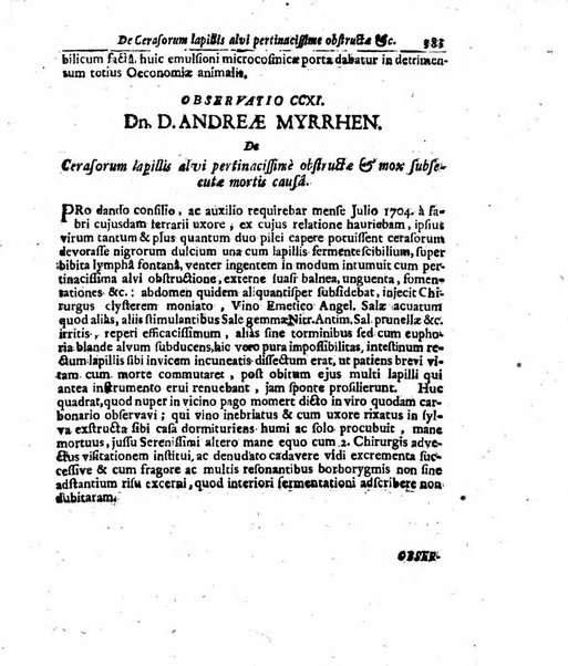 Miscellanea curiosa medico-physica Academiae naturae curiosorum sive ephemeridum medico-physicarum Germanicarum..