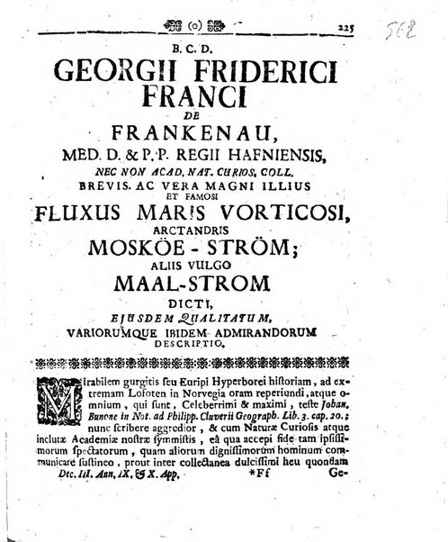 Miscellanea curiosa medico-physica Academiae naturae curiosorum sive ephemeridum medico-physicarum Germanicarum..