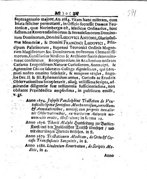 Miscellanea curiosa medico-physica Academiae naturae curiosorum sive ephemeridum medico-physicarum Germanicarum..