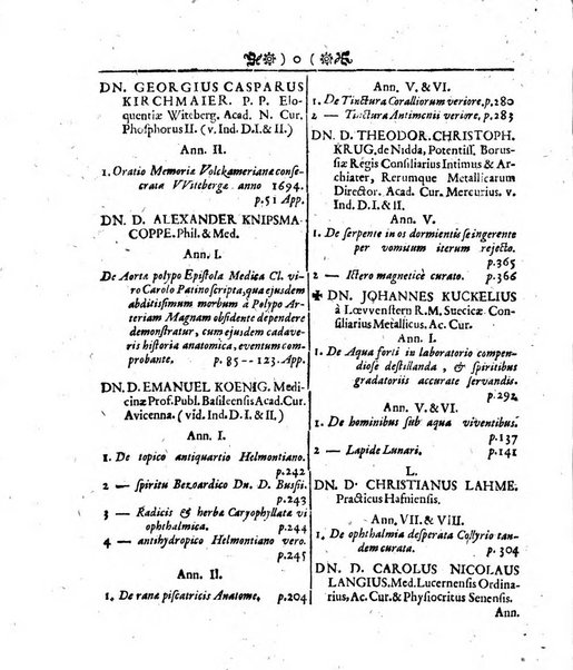 Miscellanea curiosa medico-physica Academiae naturae curiosorum sive ephemeridum medico-physicarum Germanicarum..