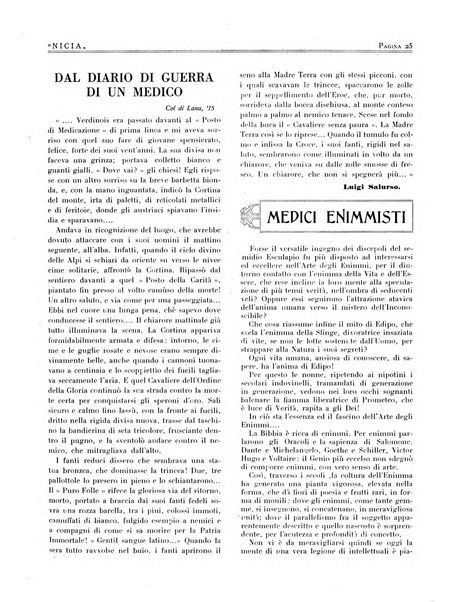 Nicia rivista medica d'arte e varieta