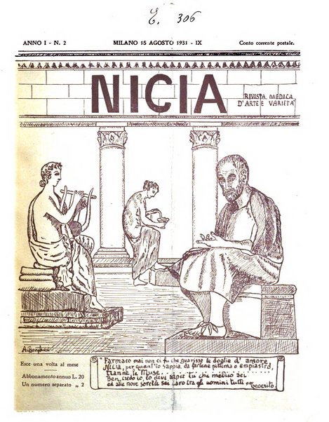 Nicia rivista medica d'arte e varieta